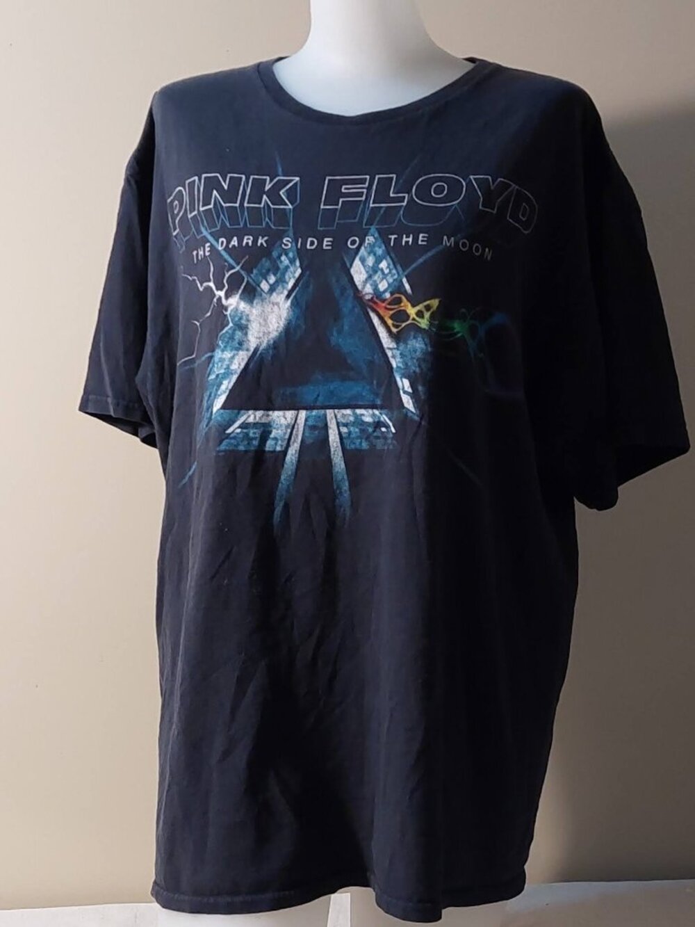Pink Floyd Dark Side of the Moon Short Sleeve Black Tee-Shirt Size: XL